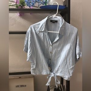 Plaid Crop Top Plus Size 0X